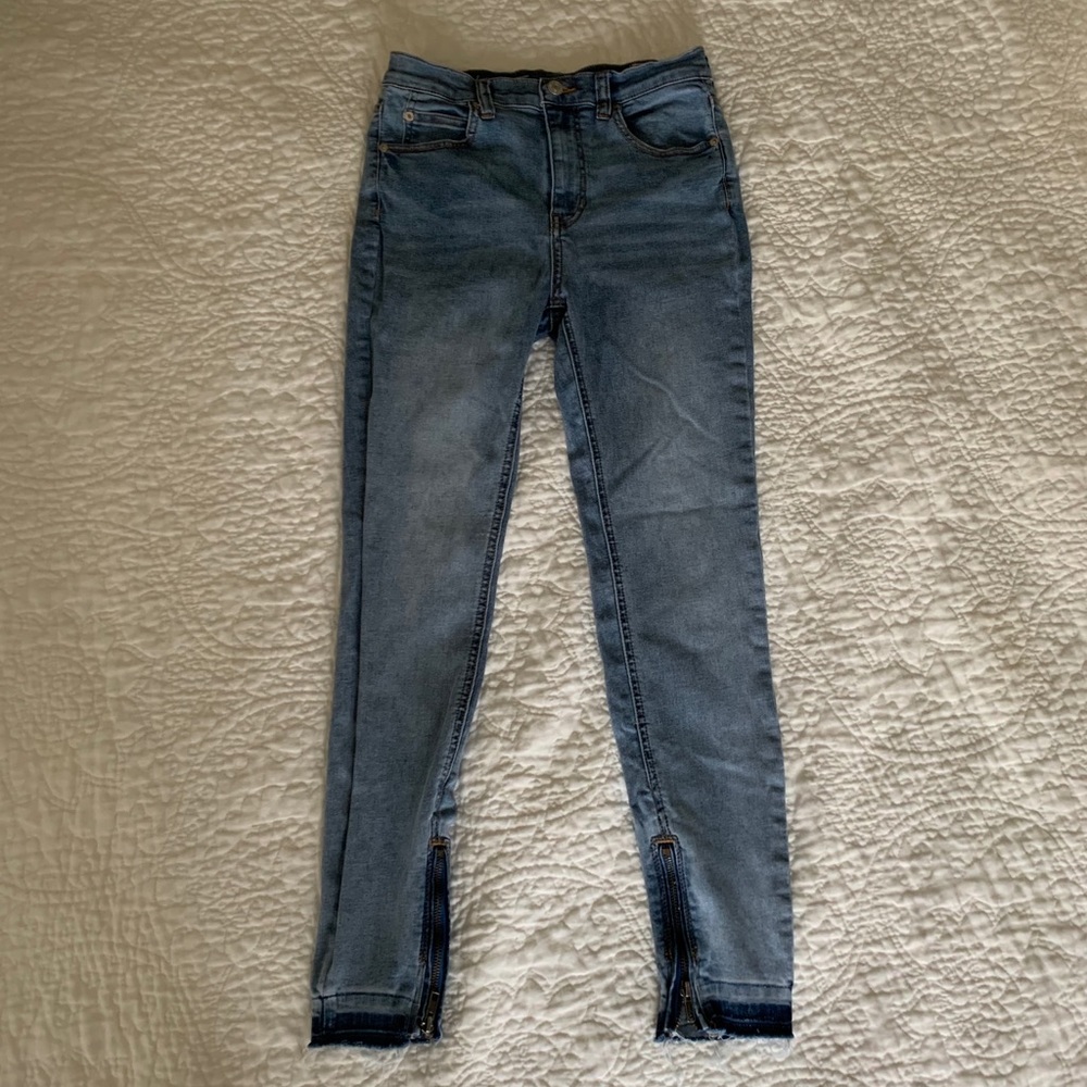 Free People Goldie High-Rise Skinny Jeans